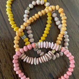 Noonday Collection 4 Paper Bead Bracelets